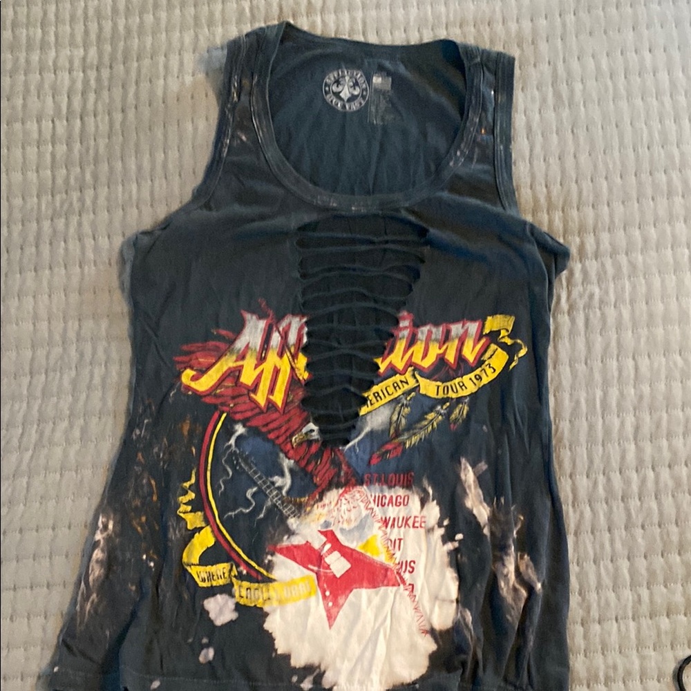 Affliction Charcoal Graphic Tee